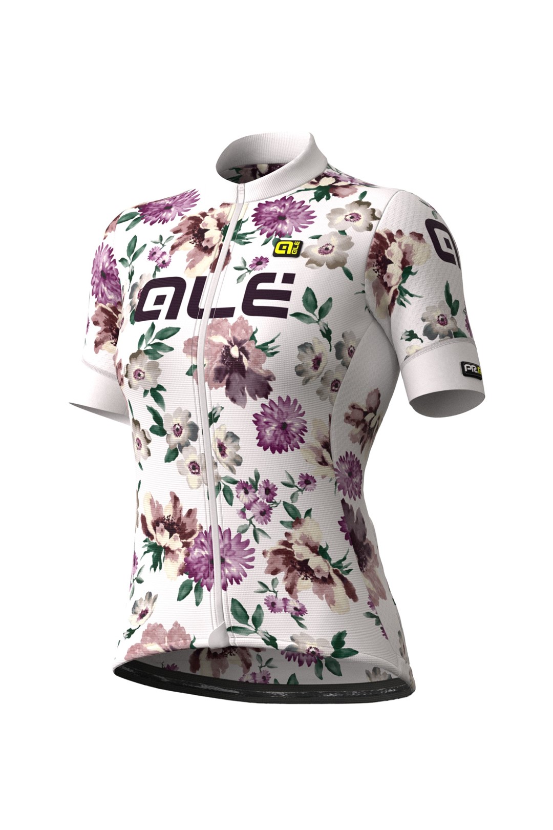 L20116400 ALE DONNA JERSEY FIORI - Damska Koszulka Rowerowa