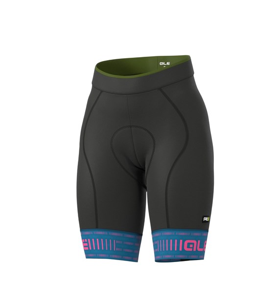 L20124628 ALE DONNA GREEN ROAD LADY SHORTS  - Damskie Spodenki Rowerowe