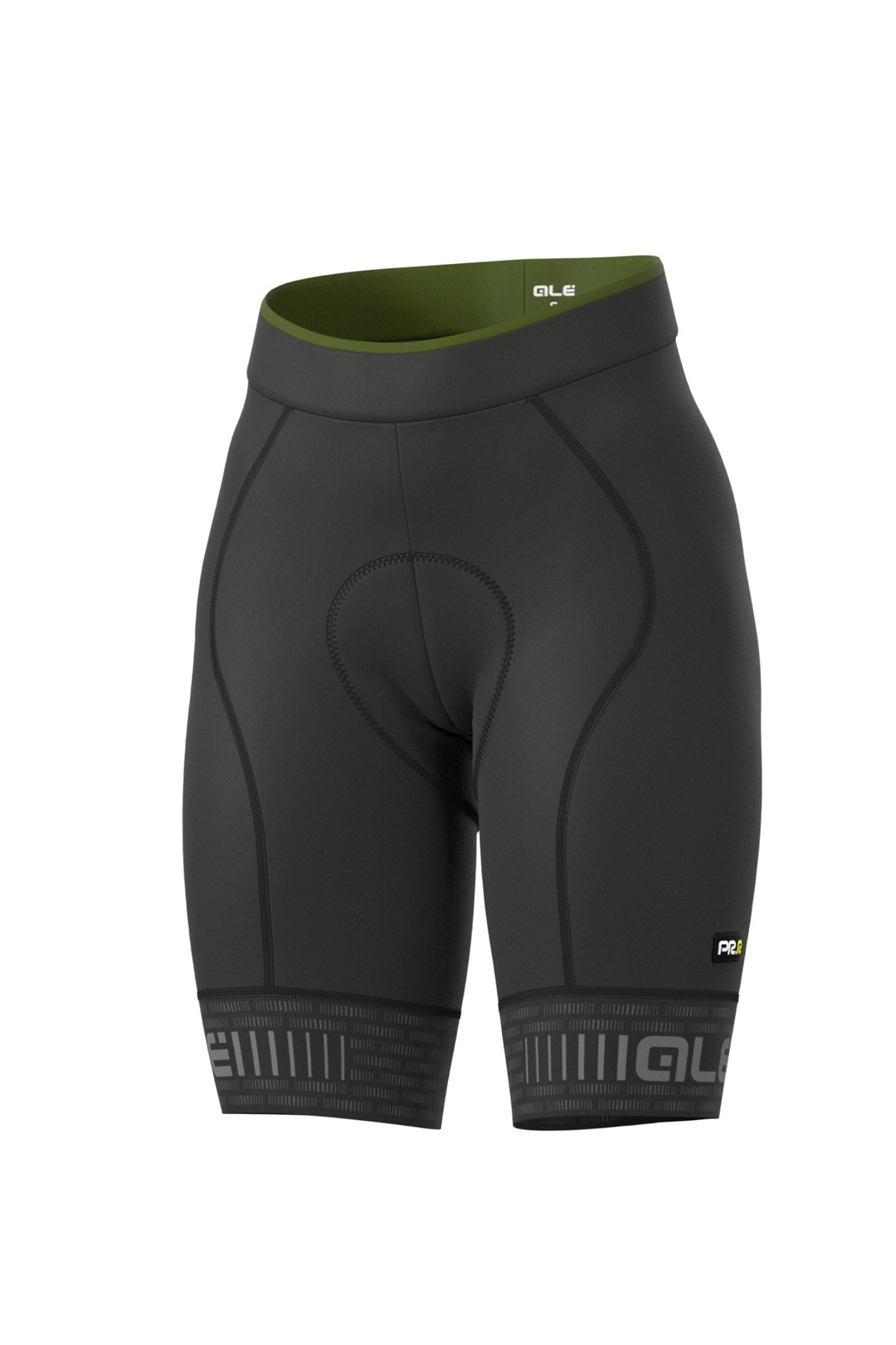 L20124623 ALE DONNA GREEN ROAD LADY SHORTS  - Damskie Spodenki Rowerowe