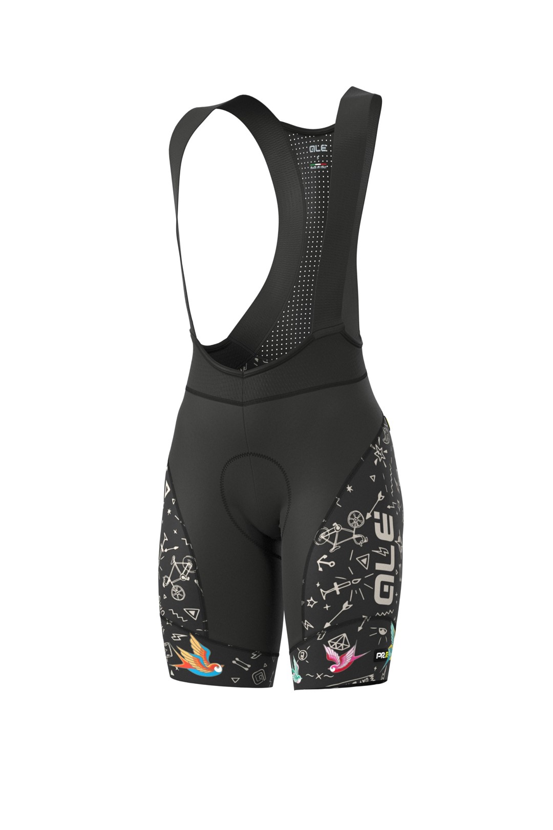 L20114401 ALE DONNA VERSILIA LADY BIBSHORTS - Damskie Spodenki Rowerowe