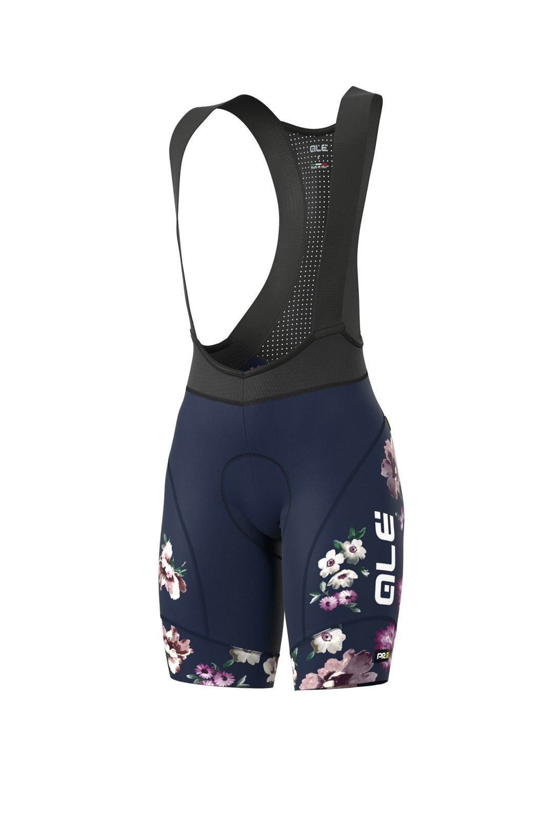 L20165516 ALE DONNA FIORI BIBSHORTS - Damskie Spodenki Rowerowe