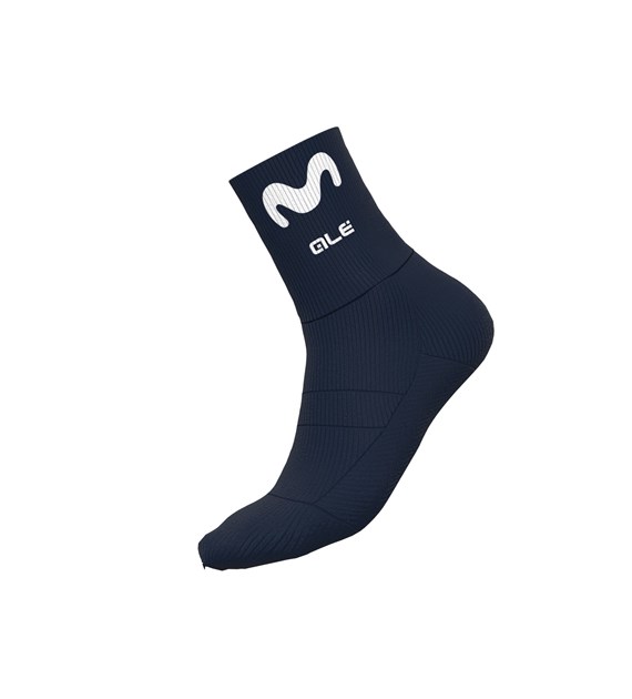 M20264020 ALE MOVISTAR Q-SKIN SOCKS - Skarpety Rowerowe