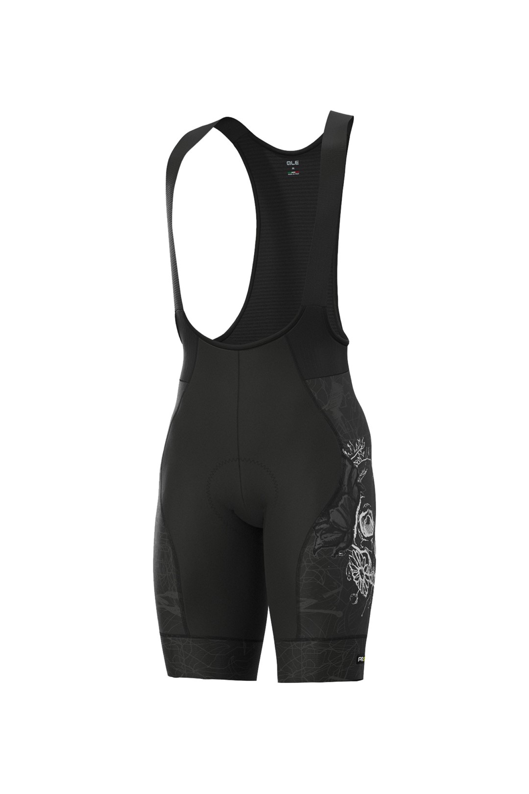 L21142401 ALE SKULL BIBSHORTS - Męskie Spodenki Rowerowe