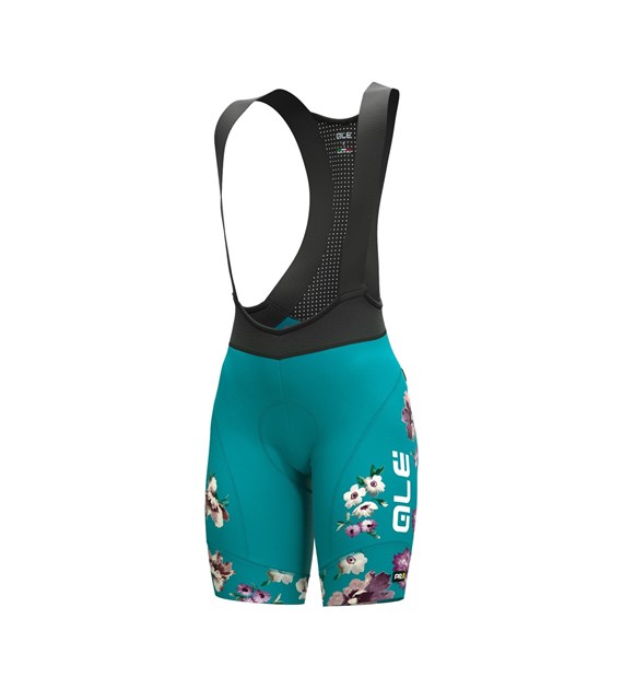 L20165462 ALE DONNA FIORI BIBSHORTS - Damskie Spodenki Rowerowe