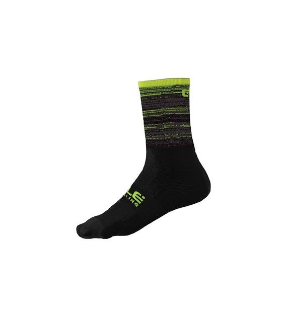 L21181460 ALE SCANNER CALZA Q-SKIN 16cm / Q-SKIN 16cm SOCKS - Skarpety Rowerowe