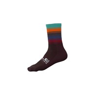 L21202426 ALE MUD CALZA Q-SKIN 16cm / Q-SKIN 16cm SOCKS - Skarpety Rowerowe