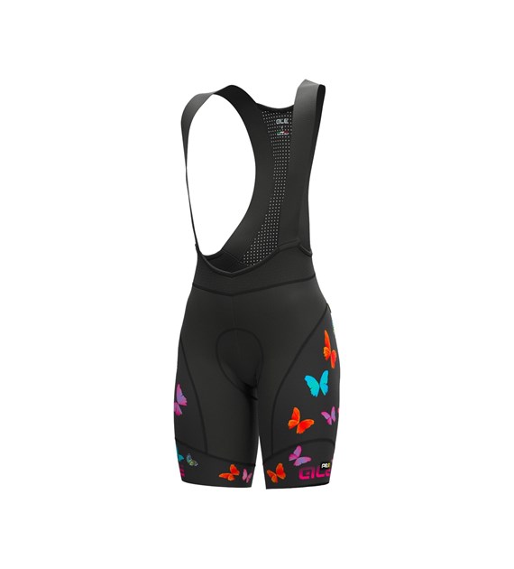 L21170401 ALE DONNABUTTERFLY BIBSHORTS - Damskie Spodenki Rowerowe