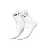 R21232044 ALE CALZA Q-SKIN 12cm / Q-SKIN 12cm SOCKS GROUPAMA FDJ  - Skarpety Rowerowe