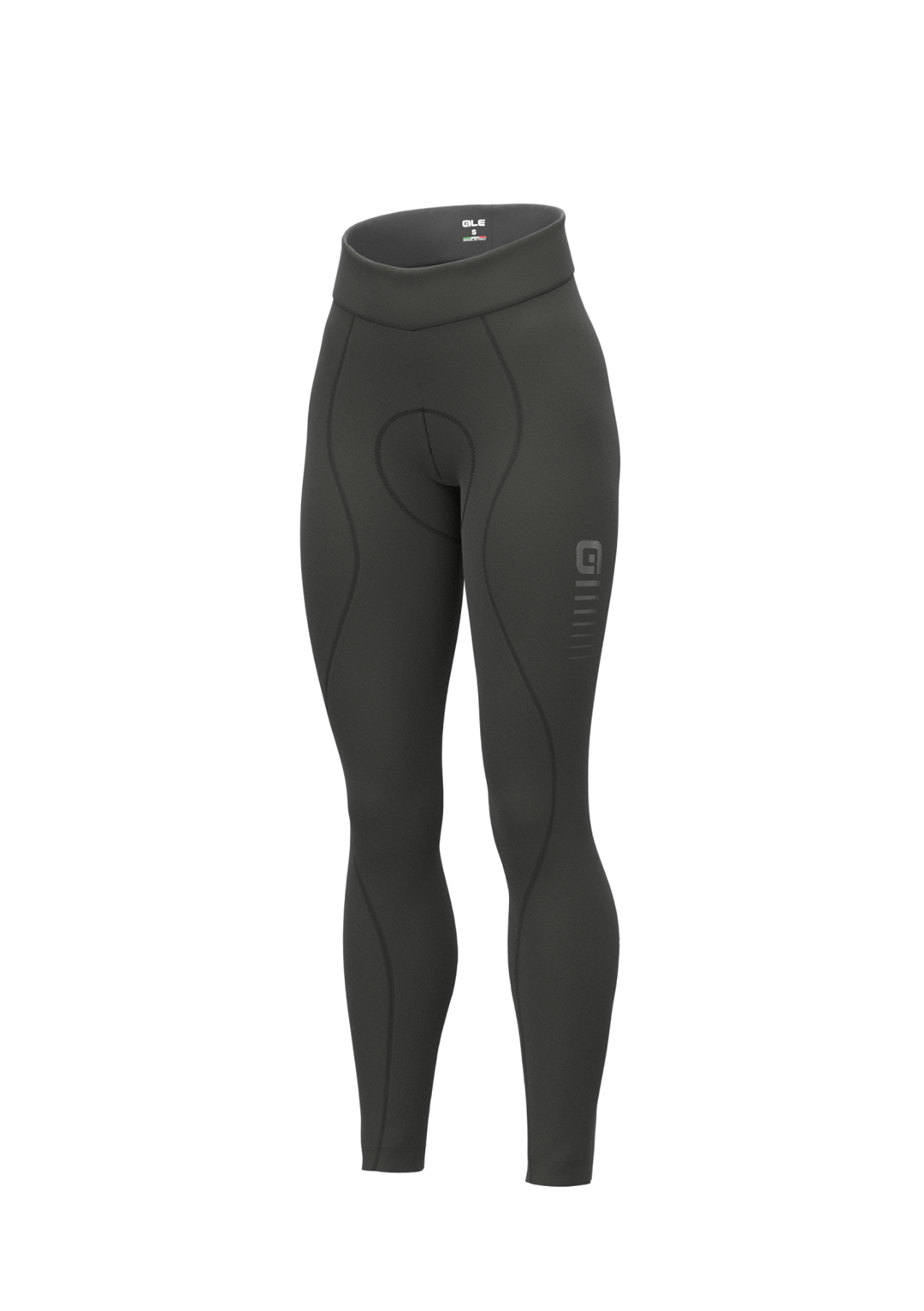 L22041401/NERO/BLACK ALE CALZAM. SB DONNA / WOMEN'S TIGHTS - Damskie Spodnie Rowerowe