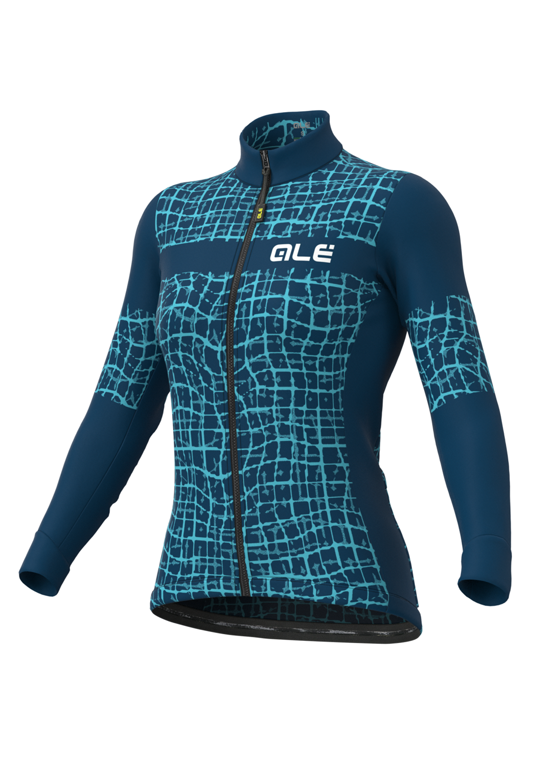 L22032462 ALE WALL LS LADY JERSEY - Damska Bluza Rowerowa
