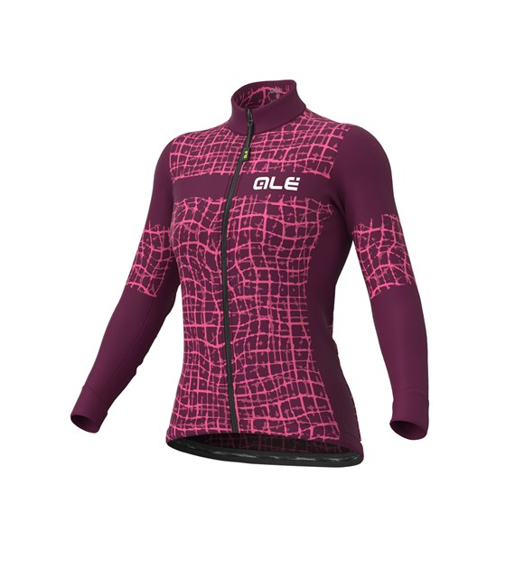 L22032494 ALE WALL LS LADY JERSEY - Damska Bluza Rowerowa