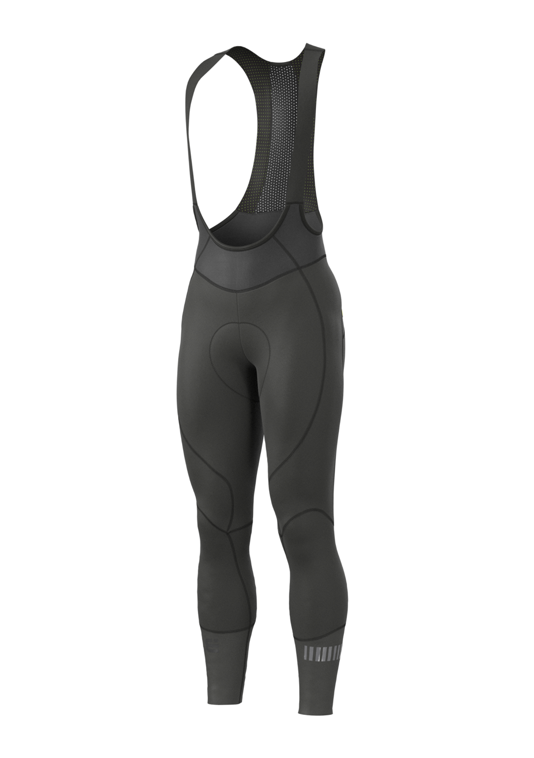 L22048401 ALE CLIMA WARM BIBTIGHTS - Męskie Spodnie Rowerowe