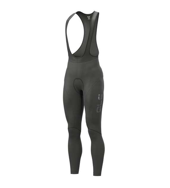 L01860419/NERO-NERO/BLACK-BLACK ALE CALZAMAGLIA CB / BIBTIGHTS - Męskie Spodnie Rowerowe