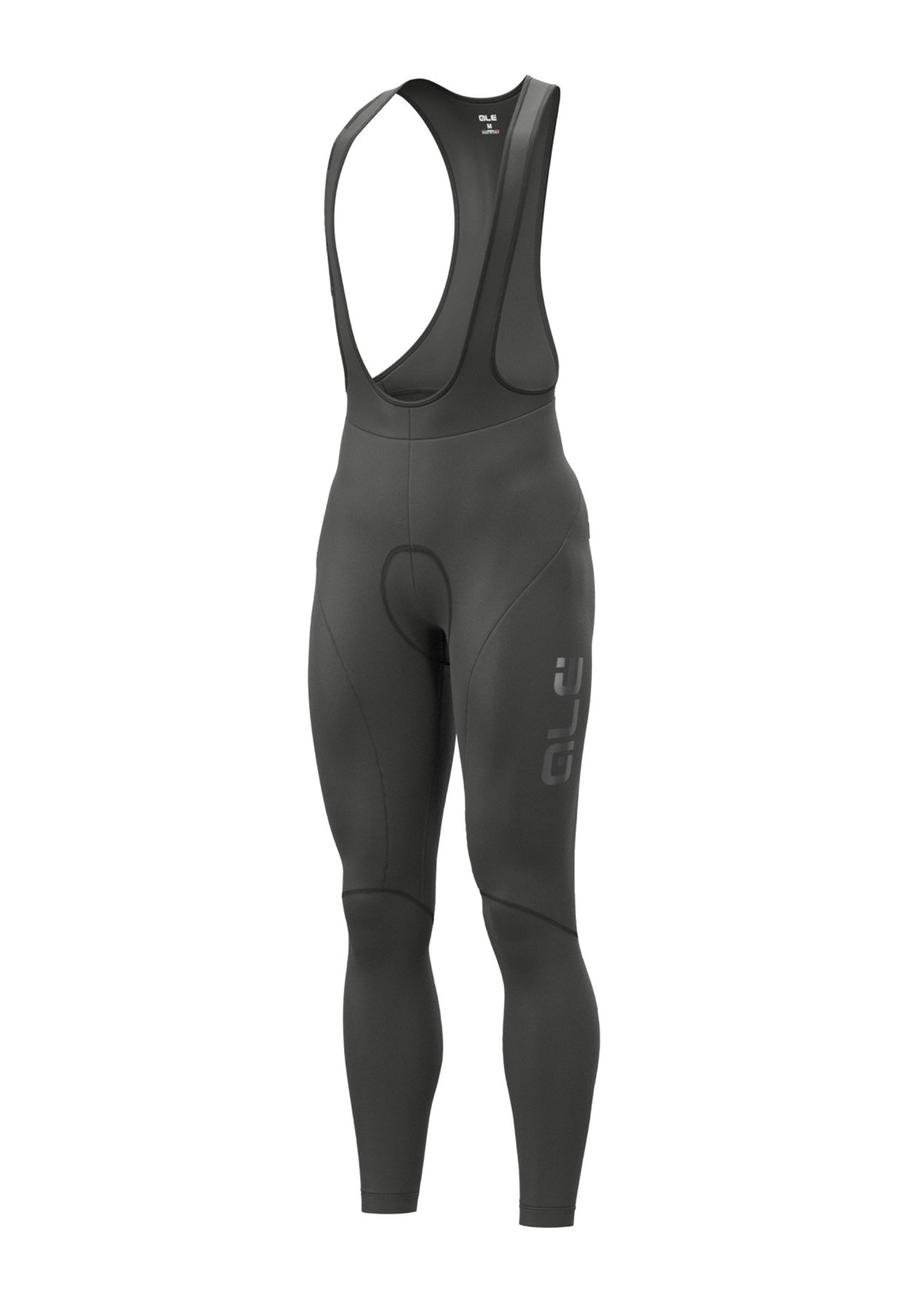 L01860419/NERO-NERO/BLACK-BLACK ALE CALZAMAGLIA CB / BIBTIGHTS - Męskie Spodnie Rowerowe