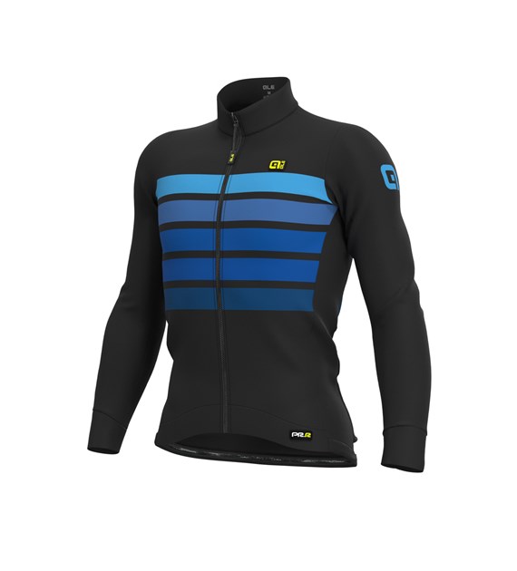 L22006402 ALE SOMBRA WOOL THERMO LS JERSEY - Męska Bluza Rowerowa