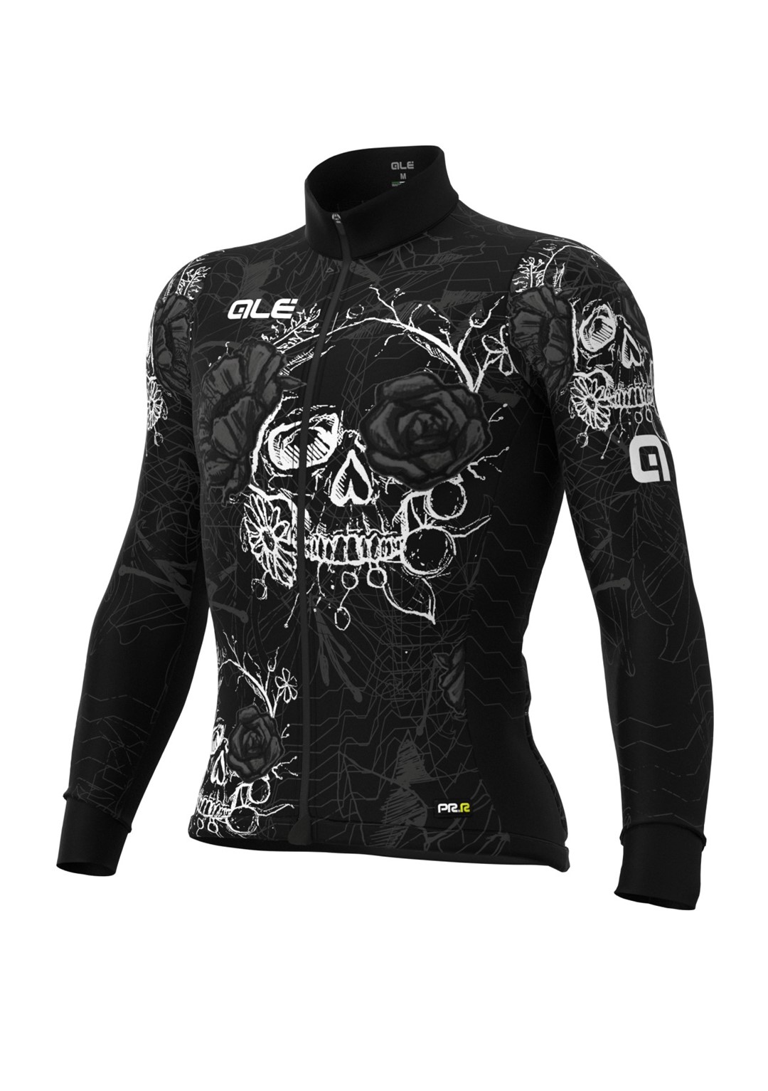 L22024401 ALE SKULL LS JERSEY - Męska Bluza Rowerowa