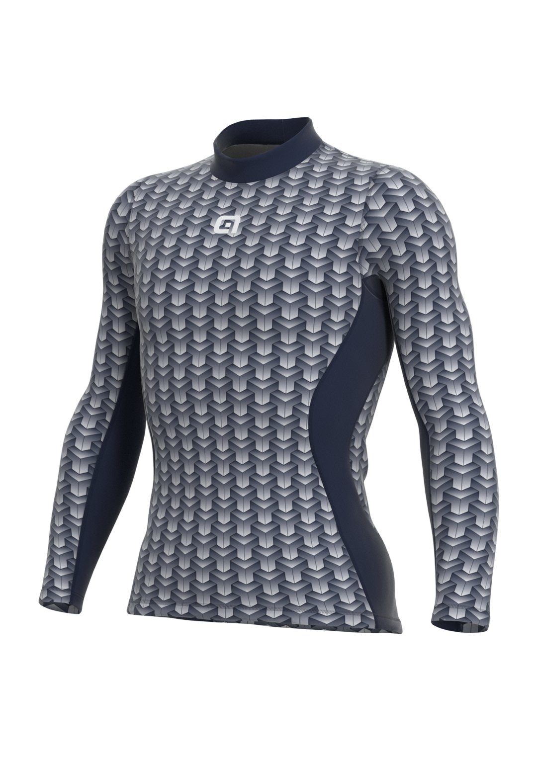 L22084402 ALE CUBESLS BASELAYER - Męska Koszulka Rowerowa