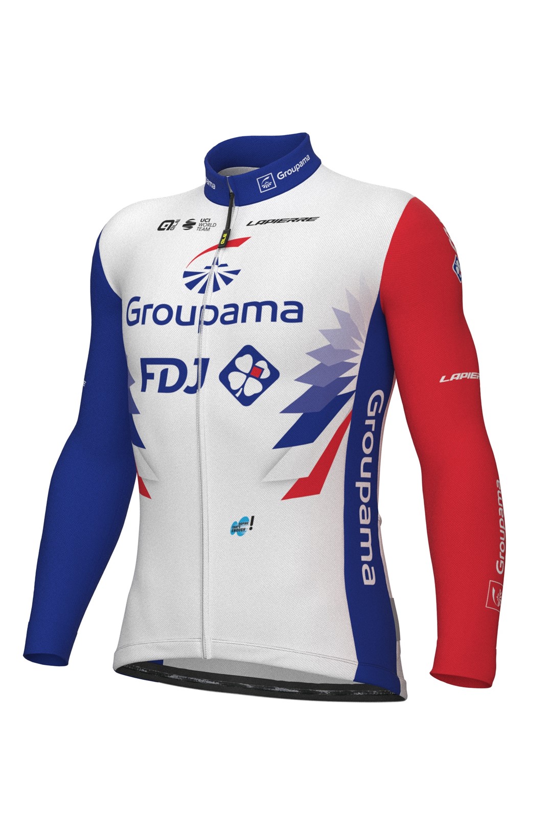 R21368044 ALE MAGLIA ML / LS JERSEY GROUPAMA FDJ  - Męska Bluza Rowerowa