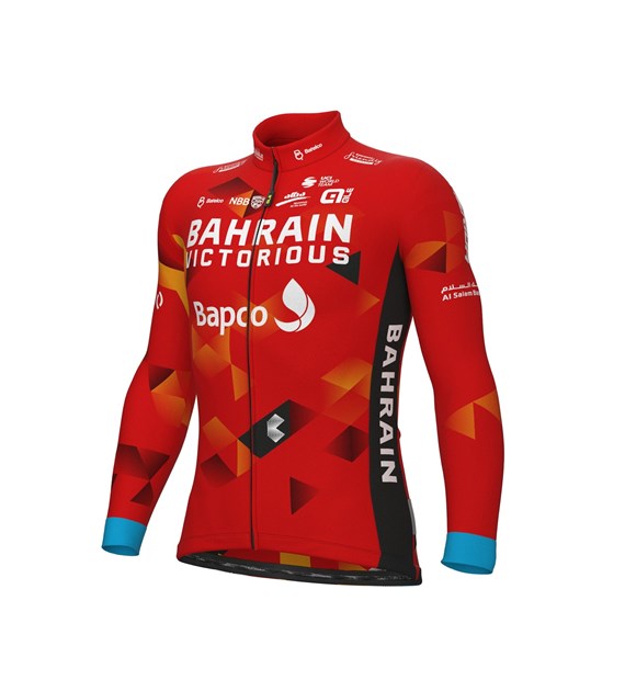 H22259069 ALE MAGLIA ML / LS JERSEY BAHRAIN VICTORIOUS - Męska Bluza Rowerowa