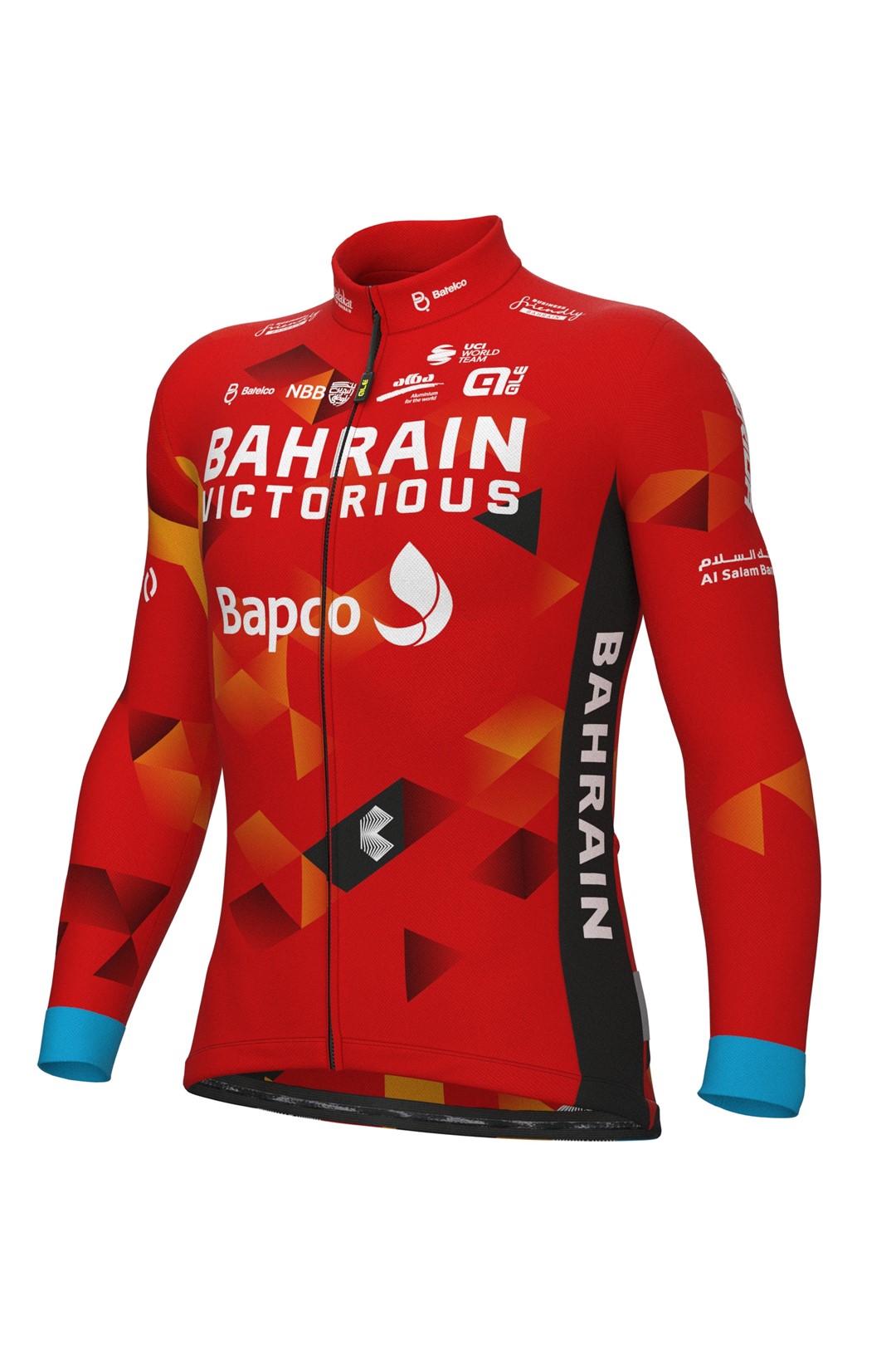 H22259069 ALE MAGLIA ML / LS JERSEY BAHRAIN VICTORIOUS - Męska Bluza Rowerowa