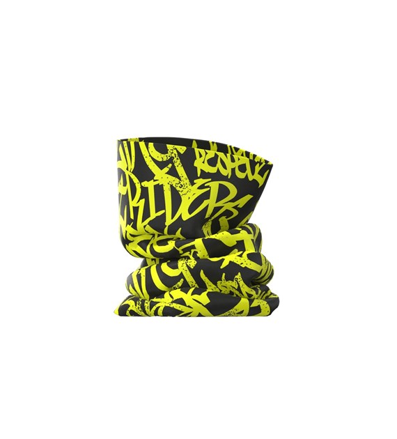 L23060401/GIALLO FLUO/FLUO YELLOW ALE RIDE TUBOLARE / TUBULAR HEADGEAR - Chusta Rowerowa