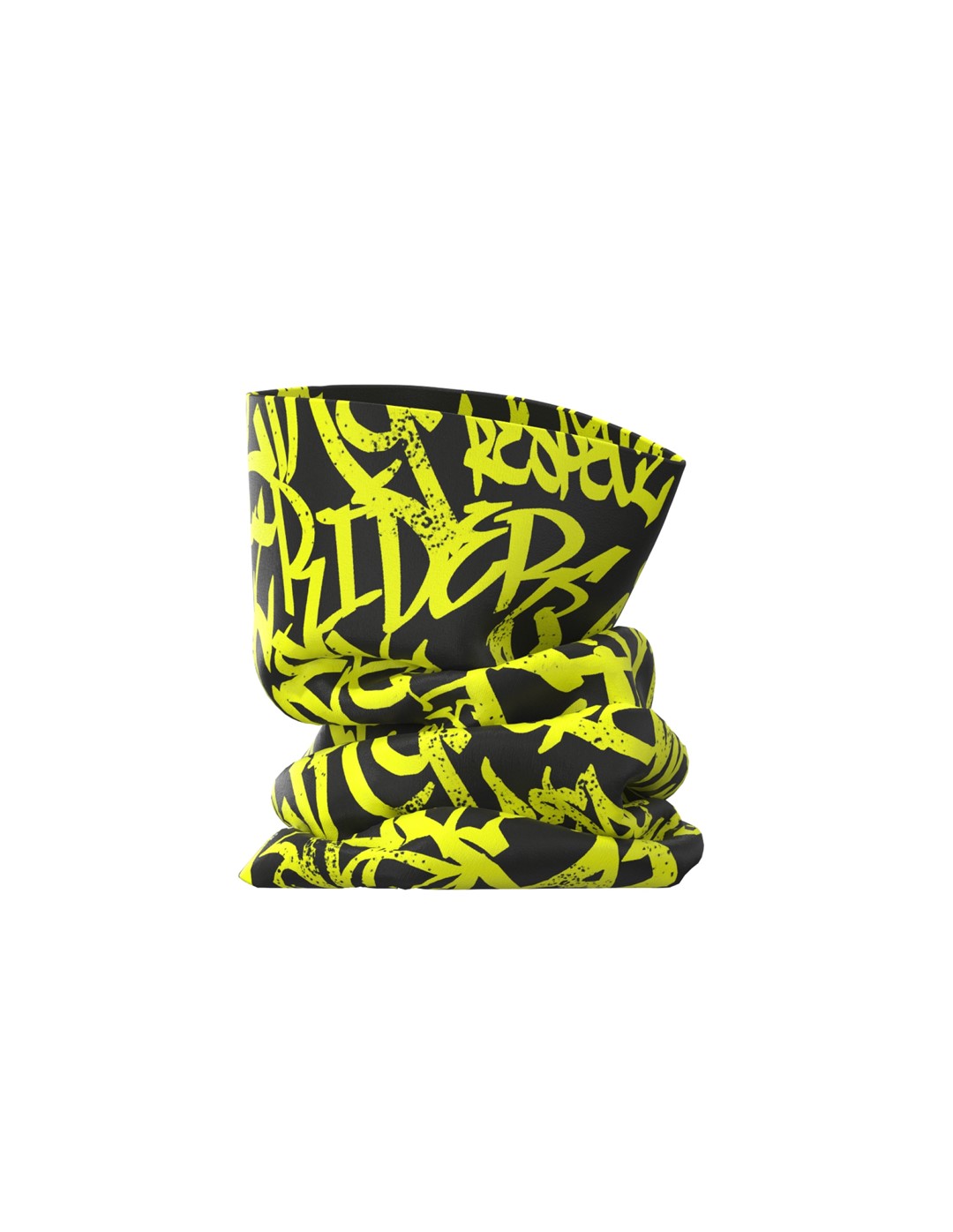 L23060401/GIALLO FLUO/FLUO YELLOW ALE RIDE TUBOLARE / TUBULAR HEADGEAR - Chusta Rowerowa