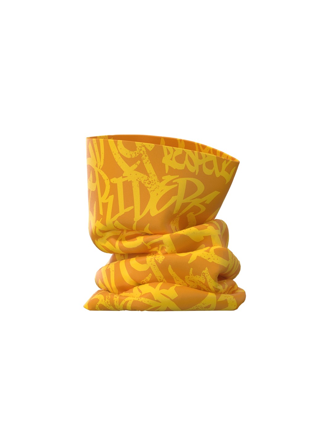 L23060460/GIALLO/YELLOW ALE RIDE TUBOLARE / TUBULAR HEADGEAR - Chusta Rowerowa