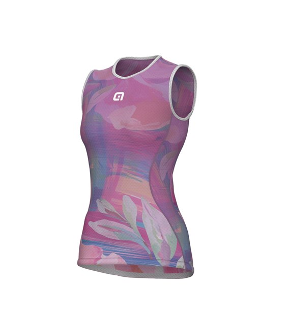 L23143494 ALE WATERCOLOR INTIMO DONNA SM / SL LADY BASELAYER - Damska Bielizna Rowerowa