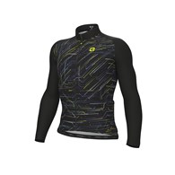 L24013401/NERO/BLACK ALE BYTE MAGLIA ML / LS JERSEY - Męska Bluza Rowerowa