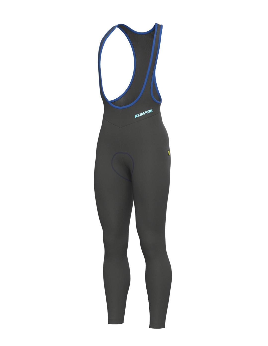 L25013401/NERO/BLACK ALE CALZAMAGLIA CB / BIBTIGHTS - Męskie Spodnie Rowerowe