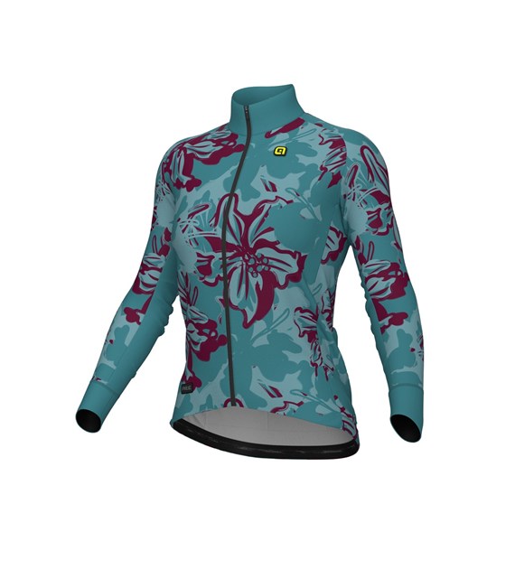 L25027462/VERDE ACQUA/AQUA GREEN ALE MAGLIA DONNA ML / LS LADY JERSEY - Damska Koszulka Rowerowa Długi Rękaw