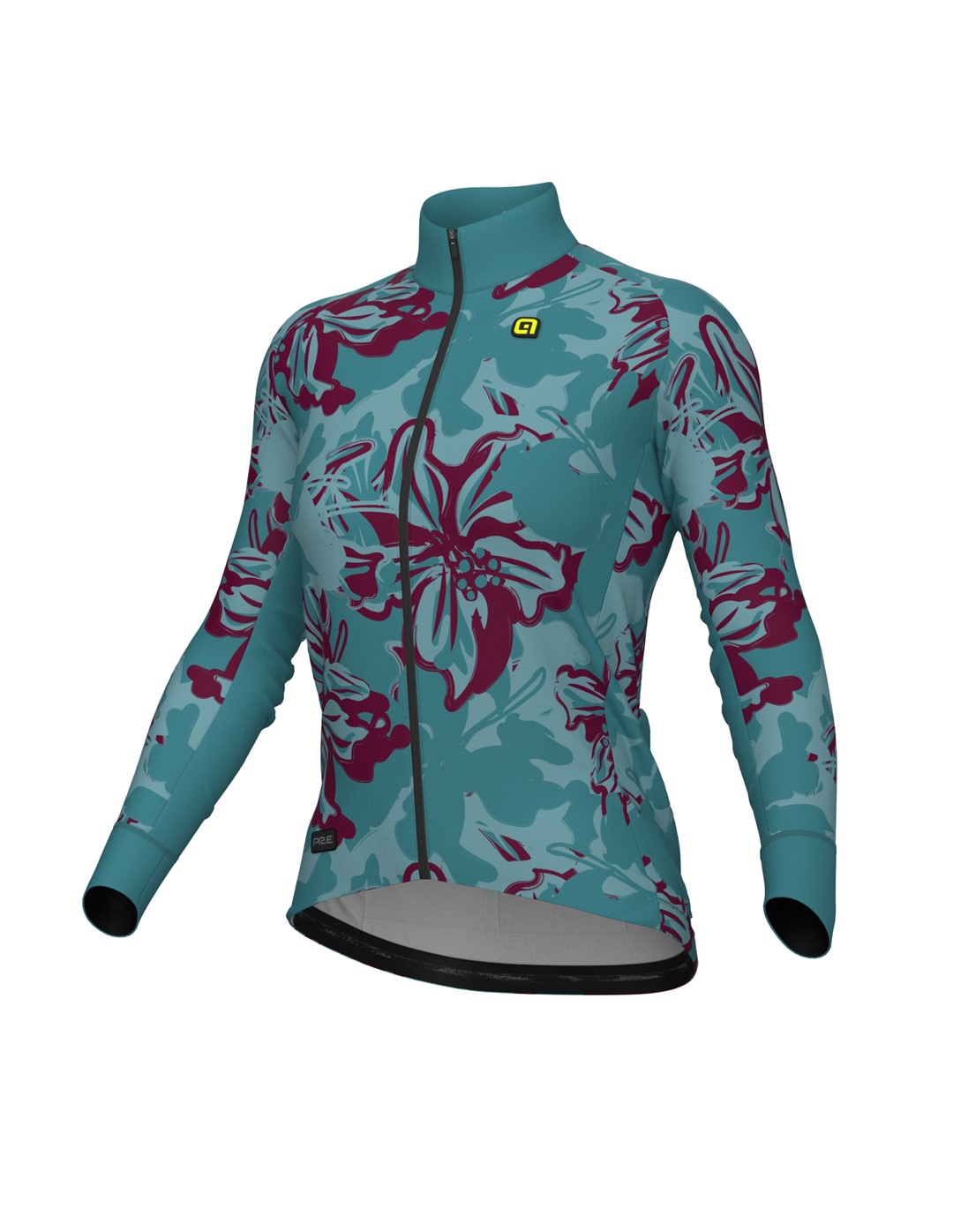 L25027462/VERDE ACQUA/AQUA GREEN ALE MAGLIA DONNA ML / LS LADY JERSEY - Damska Koszulka Rowerowa Długi Rękaw