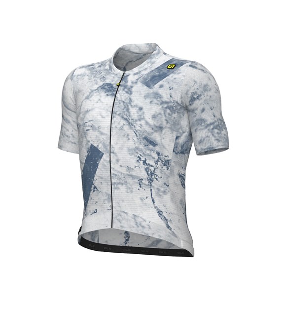 L25049685/STEEL BLUE ALE MAGLIA MC / SS JERSEY MARBLE - Męska Koszulka Rowerowa