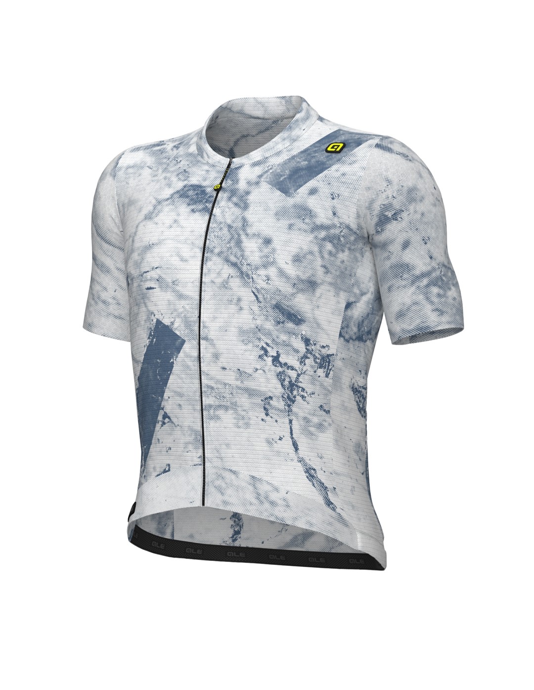 L25049685/STEEL BLUE ALE MAGLIA MC / SS JERSEY MARBLE - Męska Koszulka Rowerowa