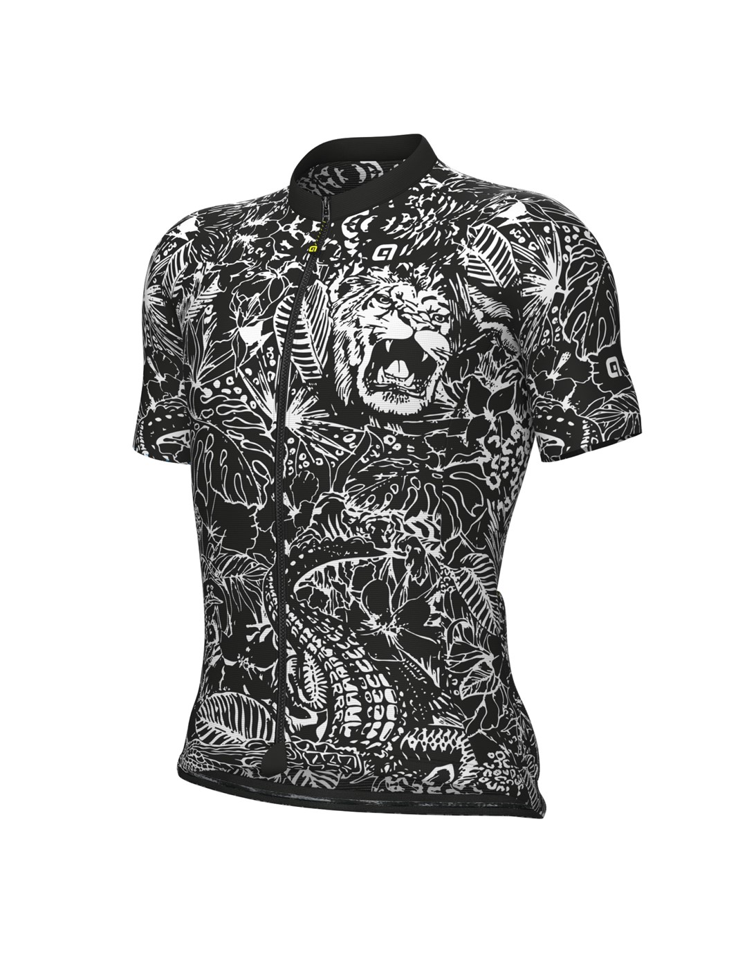 L25047401/NERO/BLACK ALE MAGLIA MC / SS JERSEY SAFARI - Męska Koszulka Rowerowa