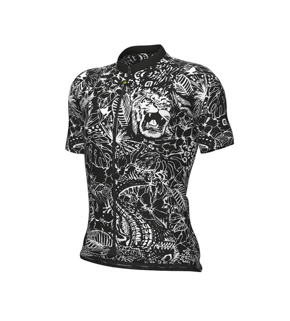 L25047401/NERO/BLACK ALE MAGLIA MC / SS JERSEY SAFARI - Męska Koszulka Rowerowa