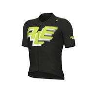 L25053401/NERO/BLACK ALE MAGLIA MC / SS JERSEY SAUVAGE - Męska Koszulka Rowerowa