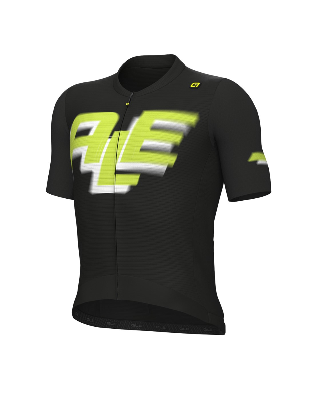L25053401/NERO/BLACK ALE MAGLIA MC / SS JERSEY SAUVAGE - Męska Koszulka Rowerowa