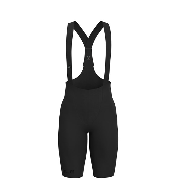 L25052401/NERO/BLACK ALE PANTALONE CB / BIBSHORTS - Męskie Spodenki Rowerowe