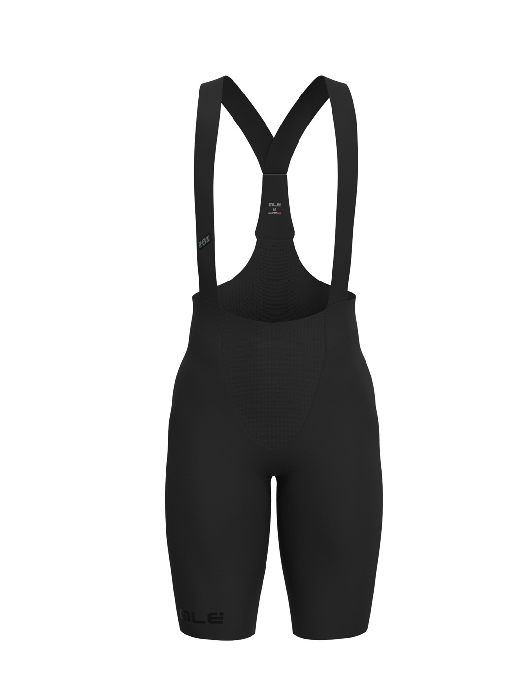 L25052401/NERO/BLACK ALE PANTALONE CB / BIBSHORTS - Męskie Spodenki Rowerowe