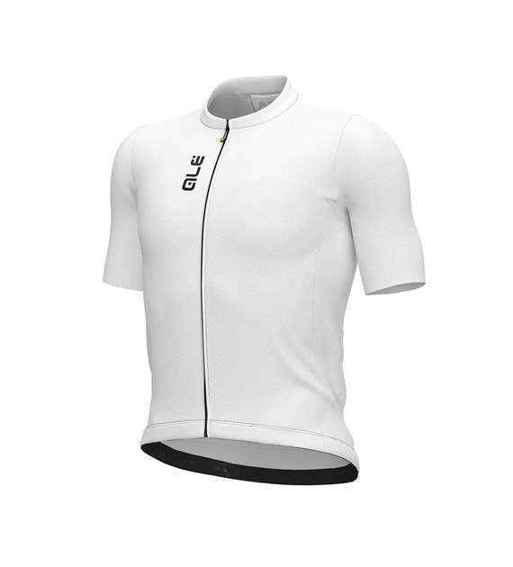 L25045400/BIANCO/WHITE ALE MAGLIA MC / SS JERSEY COLOR BLOCK - Męska Koszulka Rowerowa