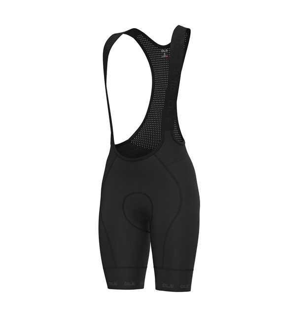 L25064401/NERO/BLACK ALE PANTALONE CB DONNA / LADY BIBSHORTS STRADA 2.0 - Damskie Spodenki Rowerowe