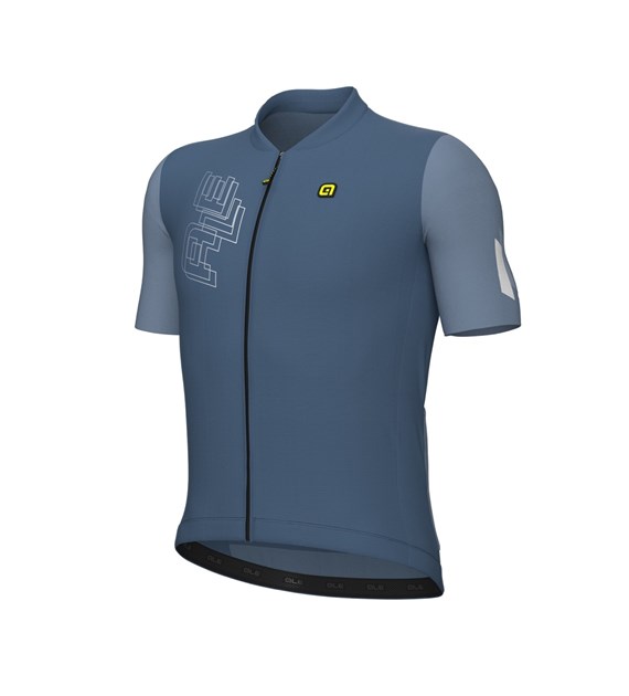 L25067685/STEEL BLUE ALE MAGLIA MC / SS JERSEY FOLLOW ME - Męska Koszulka Rowerowa