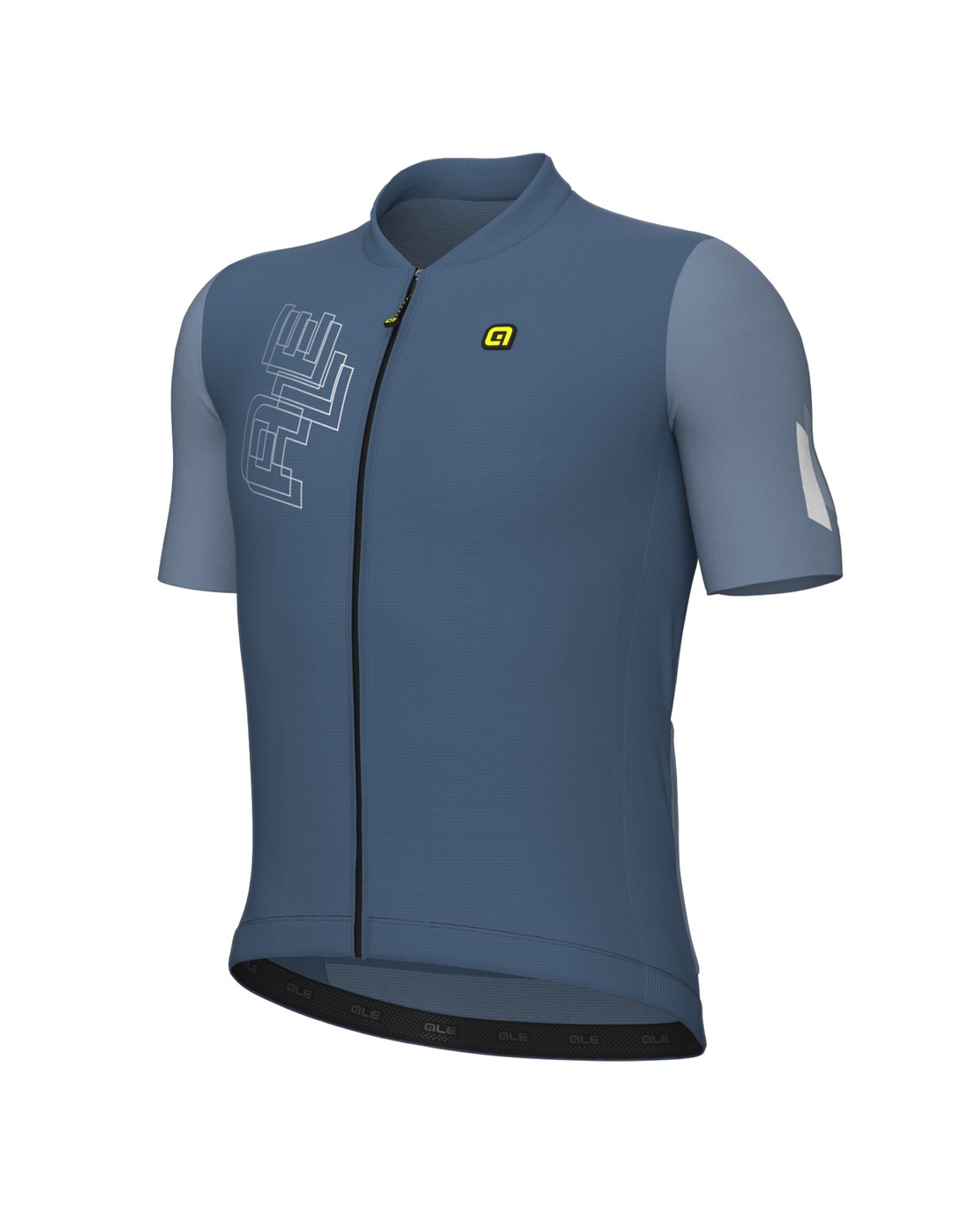 L25067685/STEEL BLUE ALE MAGLIA MC / SS JERSEY FOLLOW ME - Męska Koszulka Rowerowa