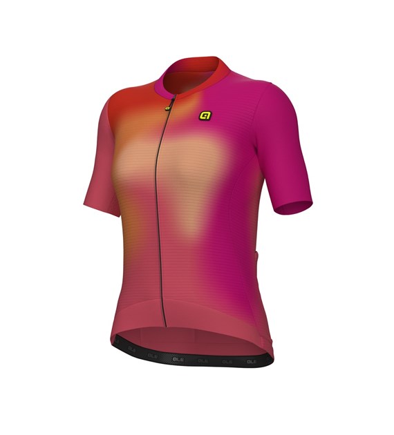 L25073735/ARANCIO/ORANGE ALE MAGLIA DONNA MC / SS LADY JERSEY FLASH - Damska Koszulka Rowerowa