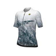 L25078751/VERDE/GREEN ALE MAGLIA DONNA MC / SS LADY JERSEY QUARTZ - Damska Koszulka Rowerowa