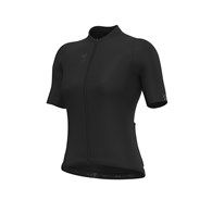 L25084401/NERO/BLACK ALE MAGLIA DONNA MC / SS LADY JERSEY COLOR BLOCK - Damska Koszulka Rowerowa
