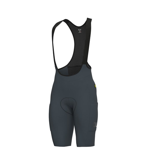 L25043403/TITANIO / TITANIUM ALE PANTALONE CB / BIBSHORTS GRAVEL-PRO - Męskie Spodenki Rowerowe