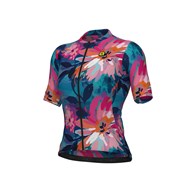 L25082546/MULTICOLORE / MULTICOLOR ALE MAGLIA DONNA MC / SS LADY JERSEY JARDIN - Damska Koszulka Rowerowa