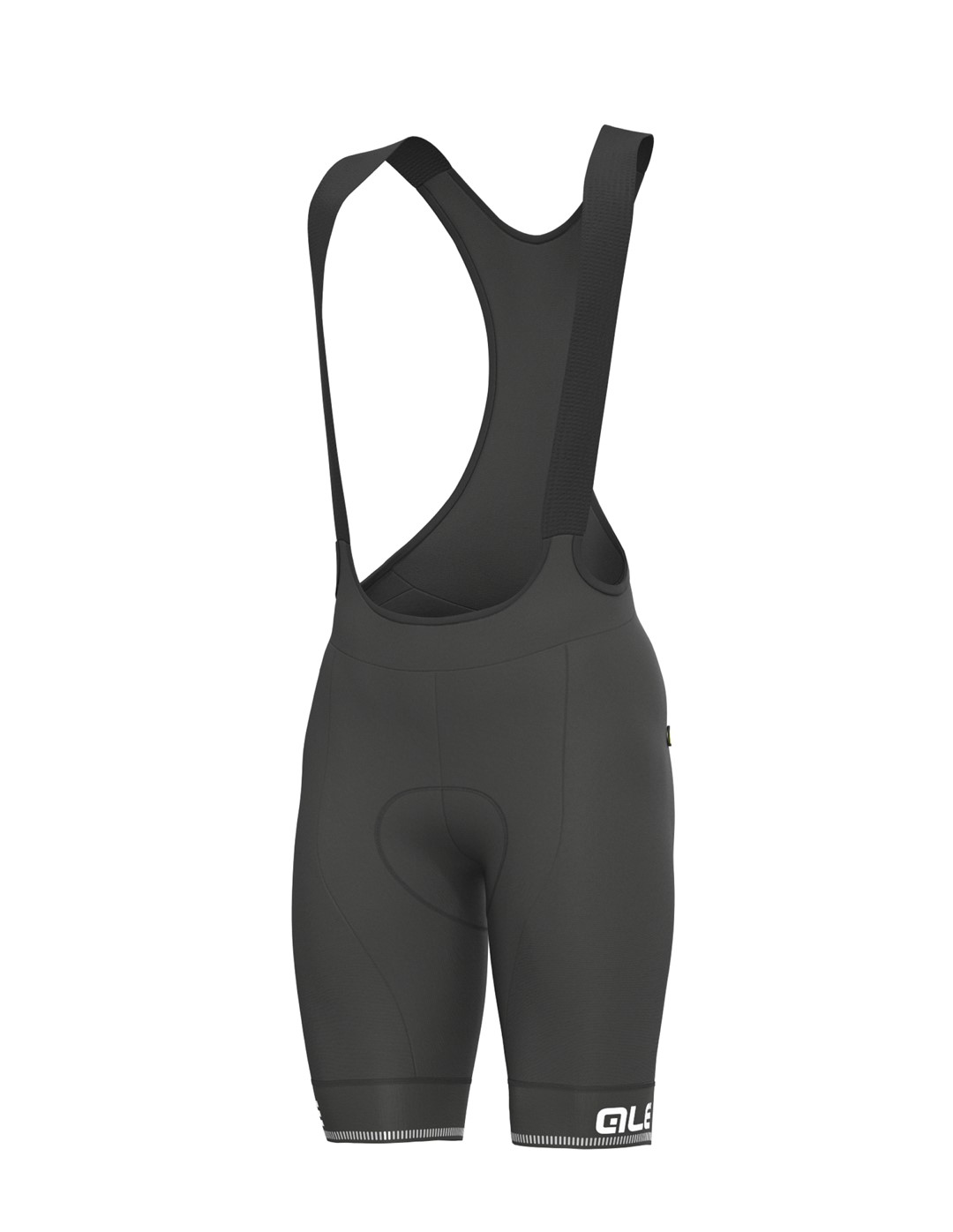 L25106400/BIANCO/WHITE ALE PANTALONE CB / BIBSHORTS - Męskie Spodenki Rowerowe